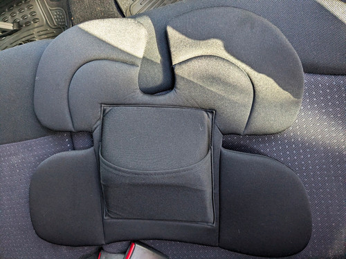 Black padded baby - baby, car