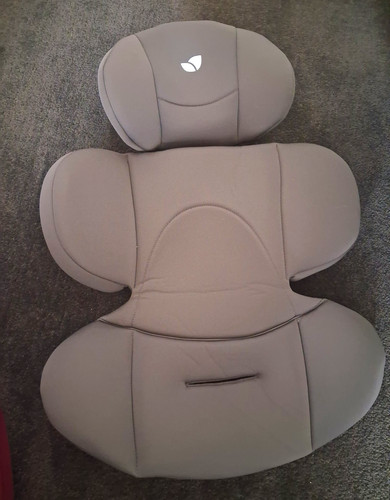Grey padded baby car - padded,
